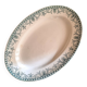 Large oval dish, ironstone