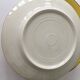 set of 6 porcelain plates "Chapeau and garlands flowers"