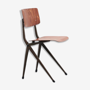 Marko S201 "Spinstoel" Oak / Brown Chair