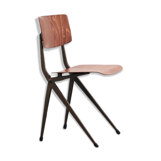 Marko S201 "Spinstoel" Oak / Brown Chair