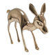 Biche en laiton massif années 80