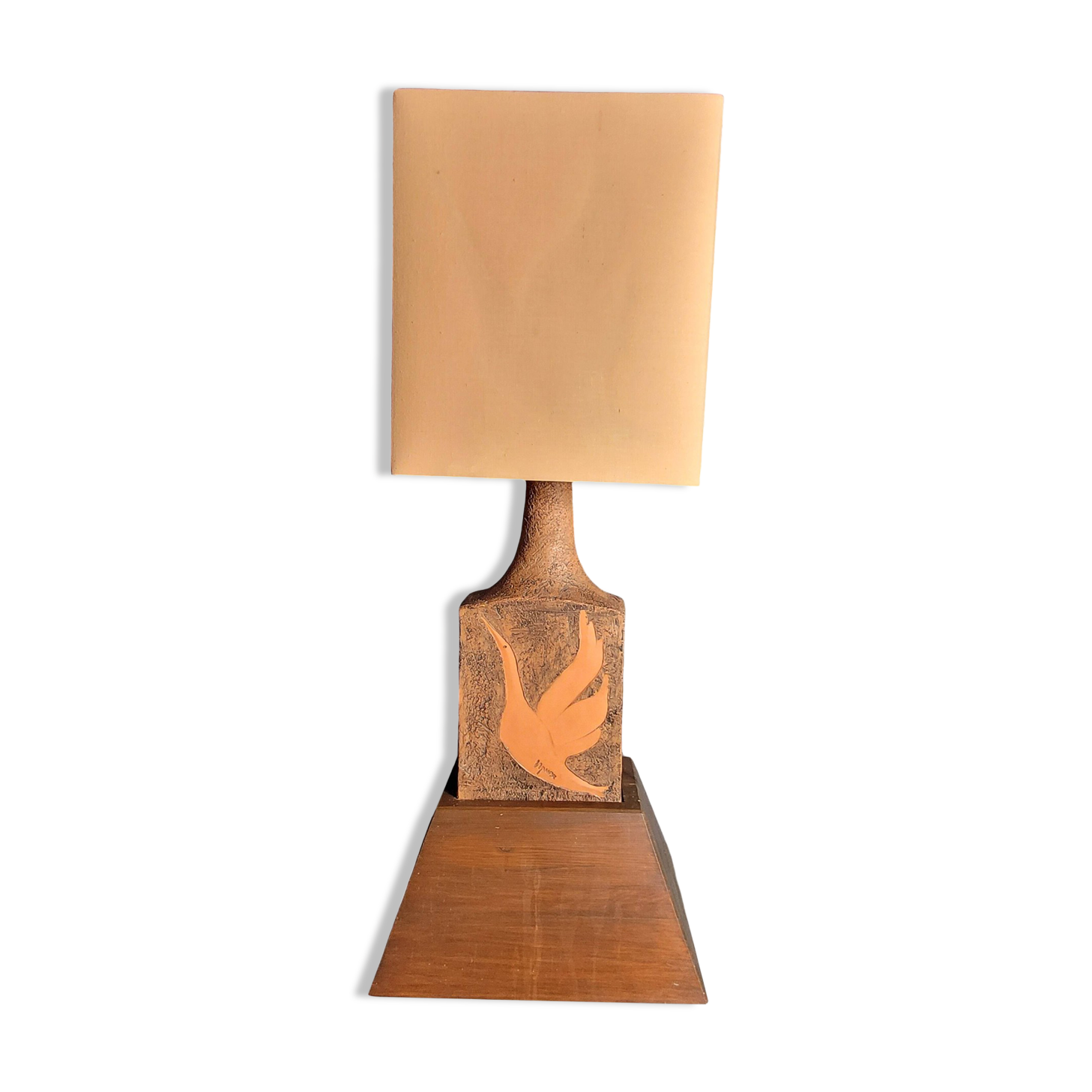 Roche-Bobois 70's ceramic/terracotta lamp