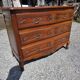 Curved commode in Louis XV style made of cherry wood.