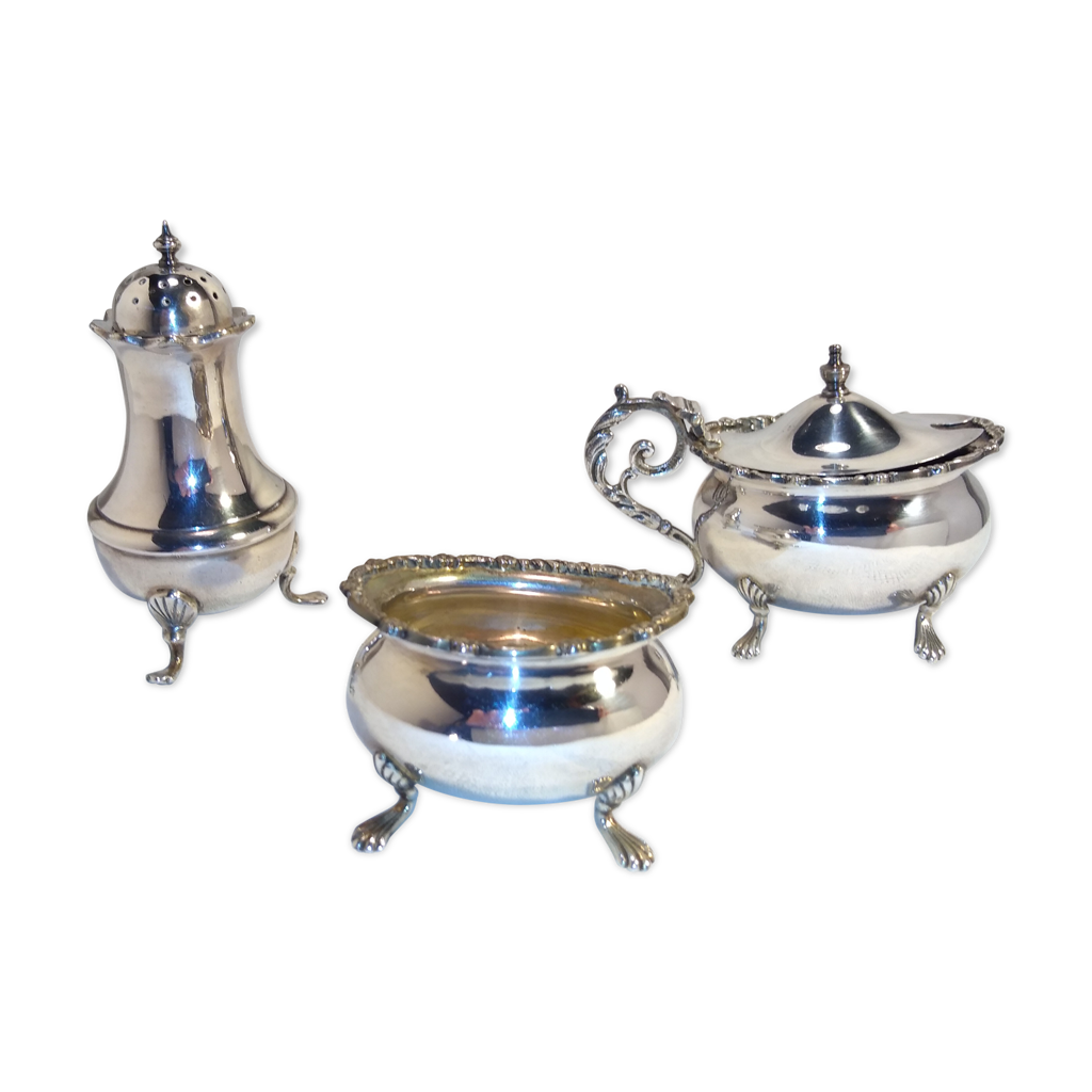 コレクション Mappin & Webb Silver Condiment Set Mappin condiment set - Webb silver metal | Selency