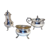 Mappin condiment set - Webb silver metal