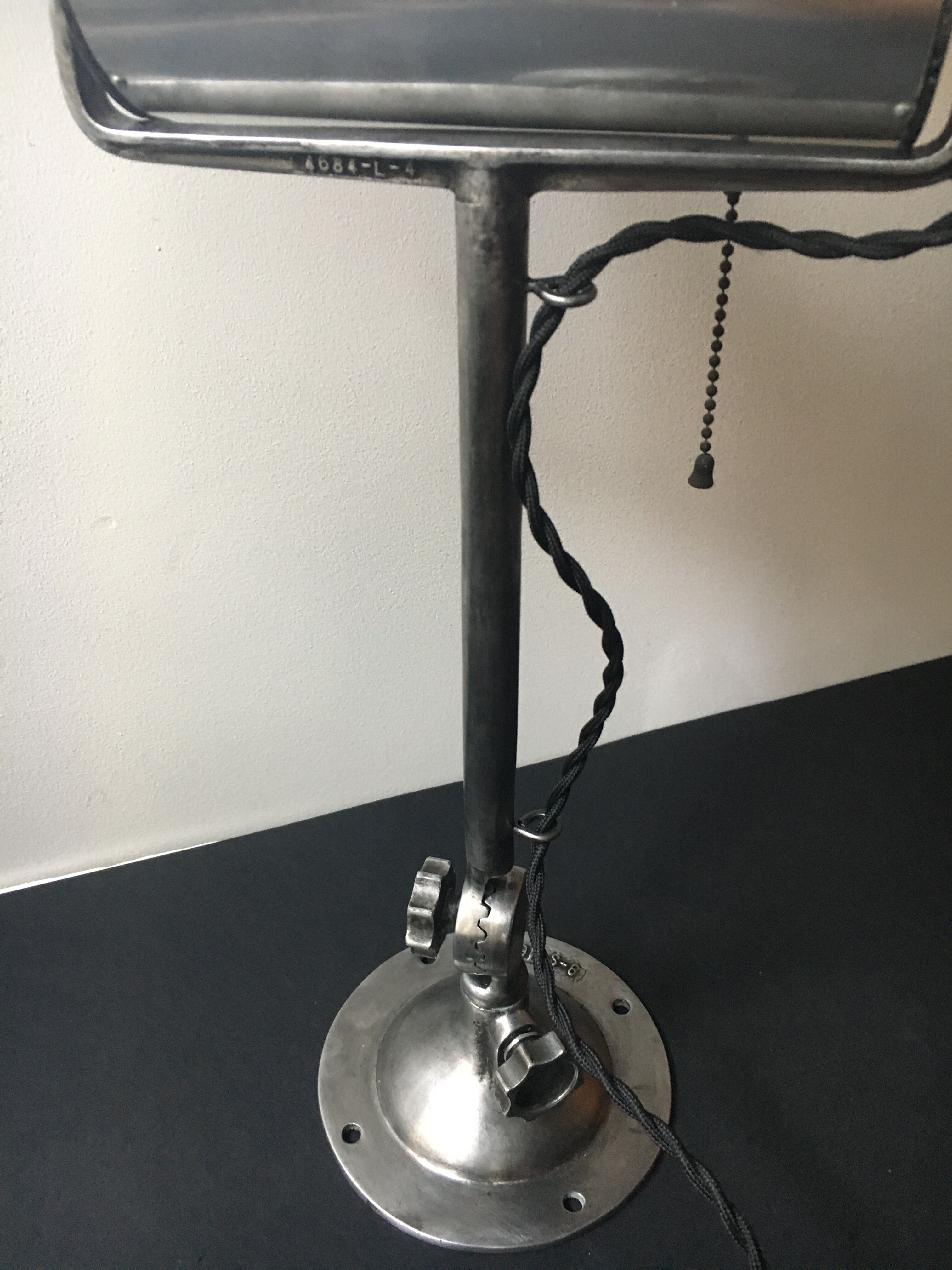 Old lamp wall mounted articulated