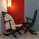 Pair of vintage Triconfort "relax" armchairs