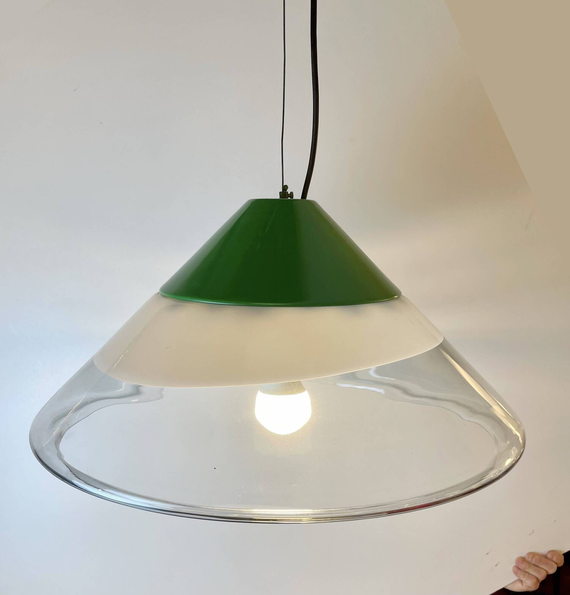 Murano Glass Suspension att. To Toni Zuccheri for VeArt, 1970s~80s