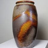 Large ceramic vase Lava West Germany vintage 70s