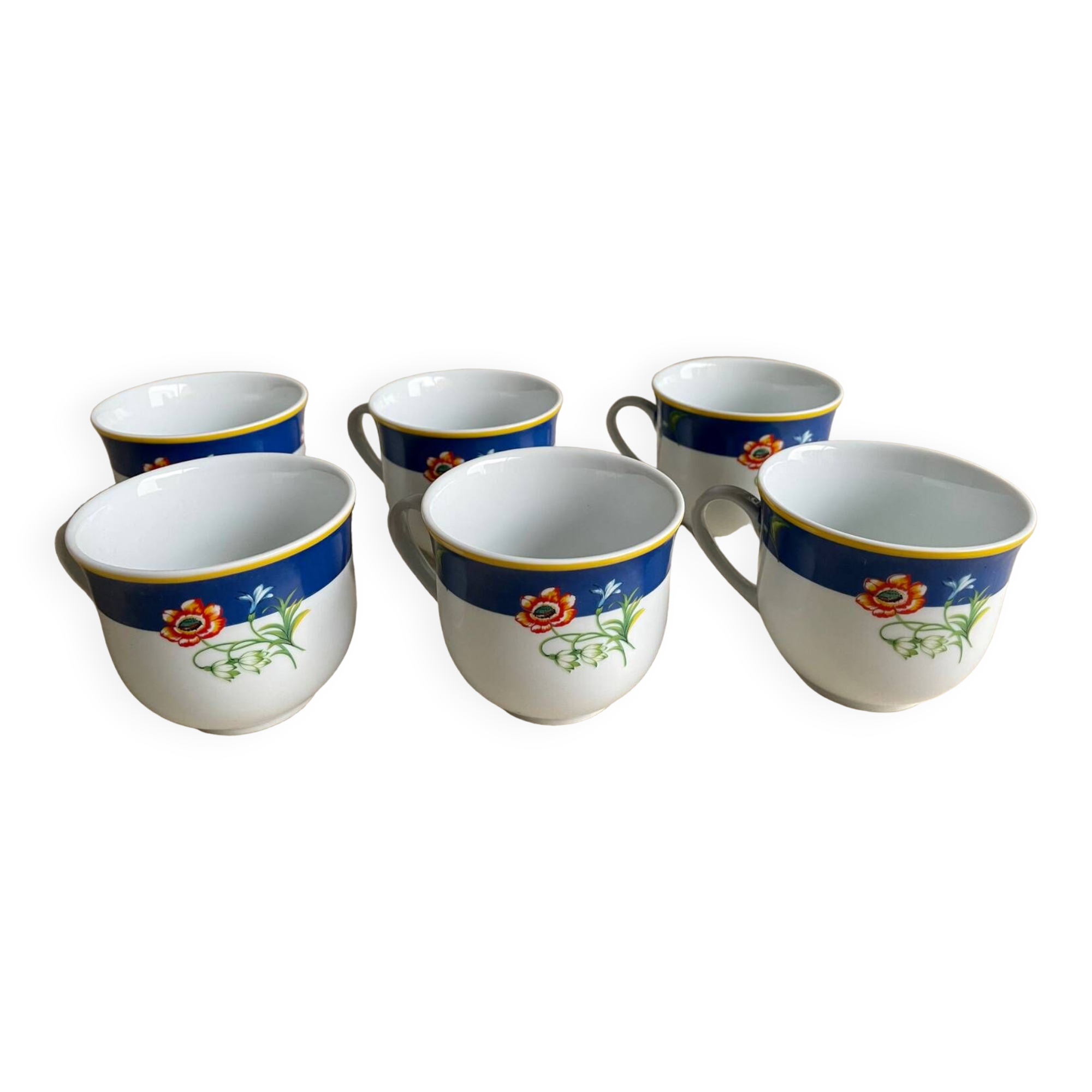 Kenzo porcelain tea cups