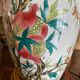 Chinese porcelain lamp with pomegranate decorations