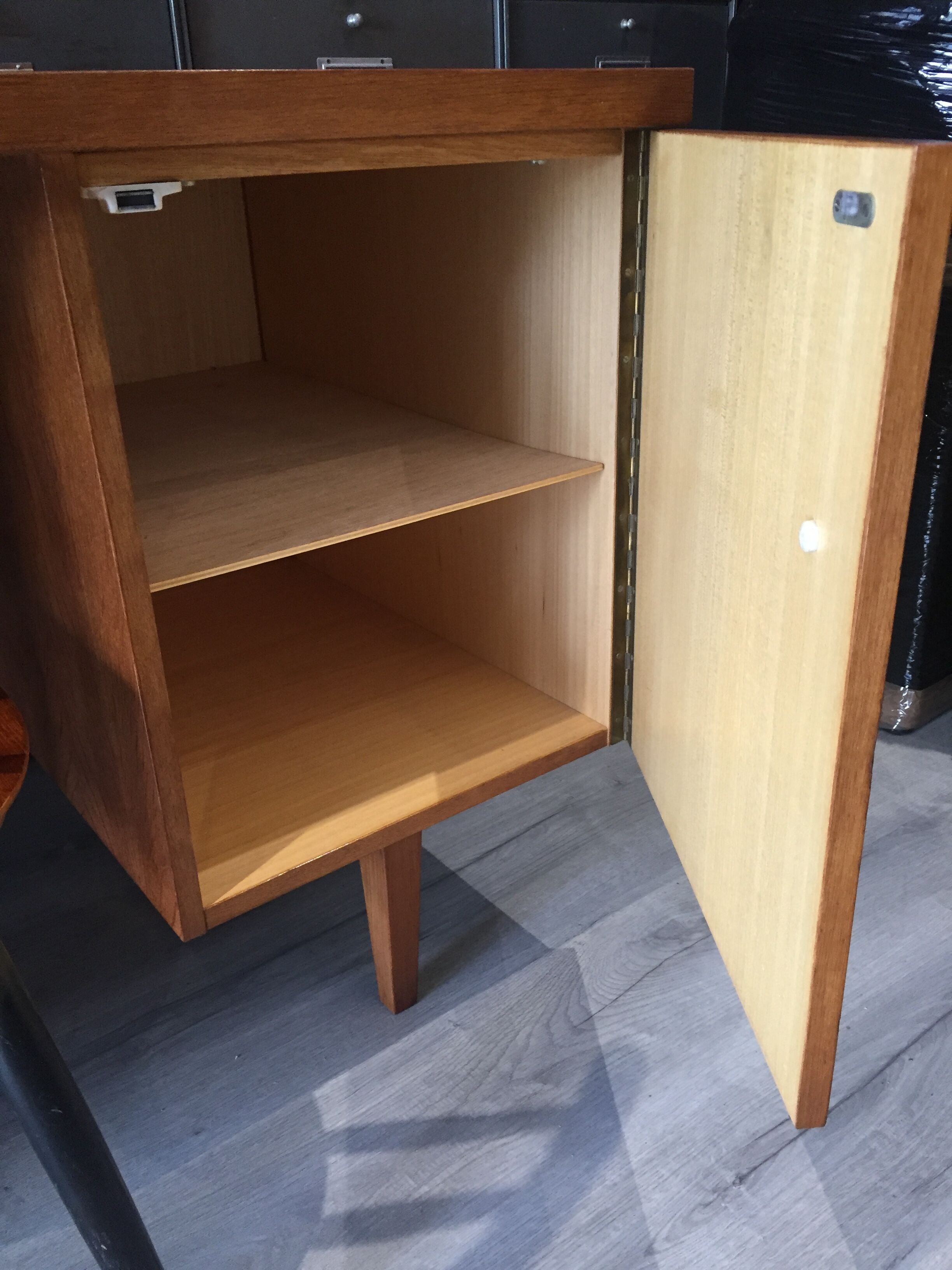 Vintage desk set and Scandinavian chair