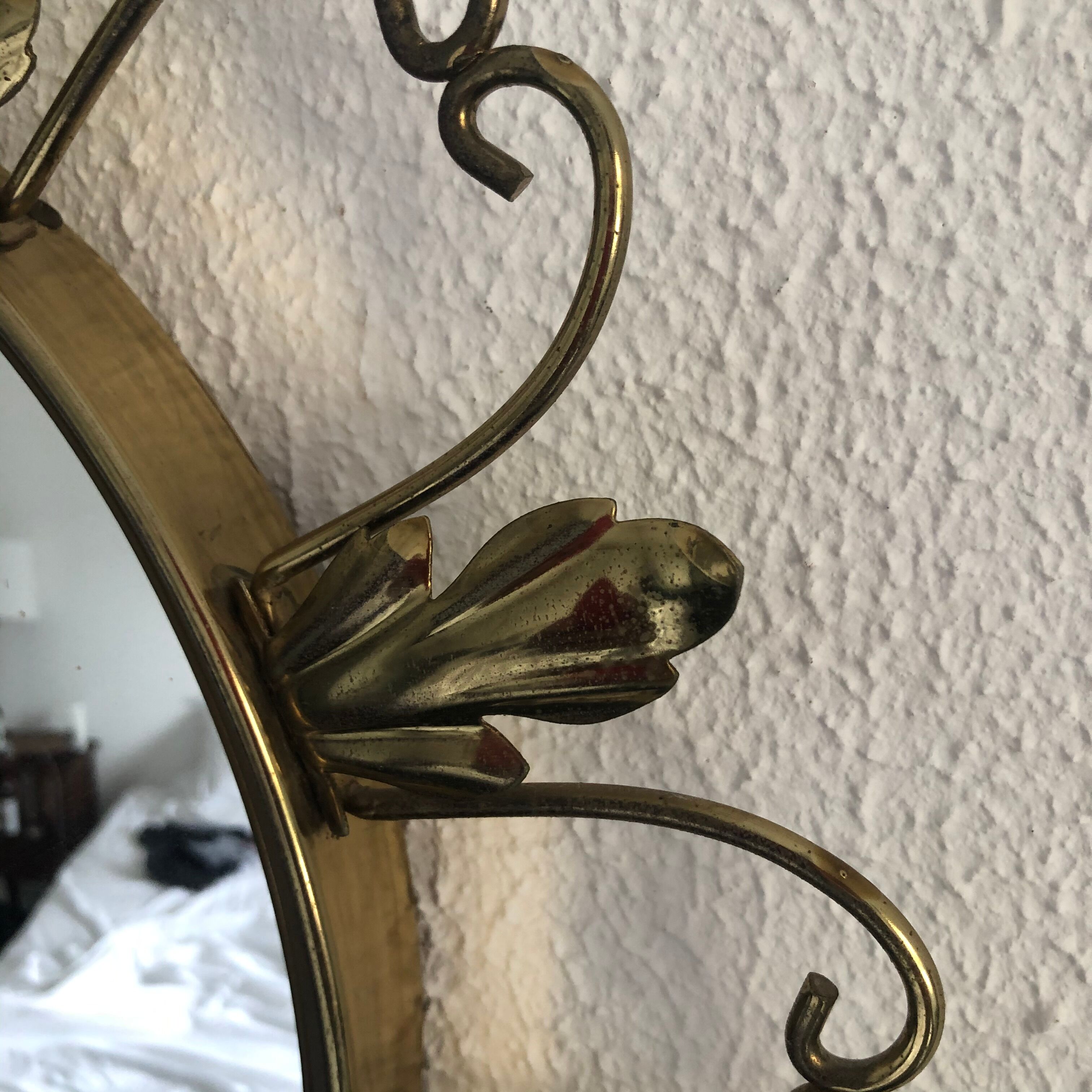 Mirror sun vintage witch eye 1960 - 45 cm