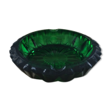 Cypress green glass ashtray
