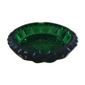 Cendrier en verre vert cyprès