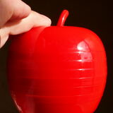 Coasters apple-shaped plastic design, vintage