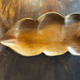 Fruit bowl, handcrafted pocket emptier in solid wood.