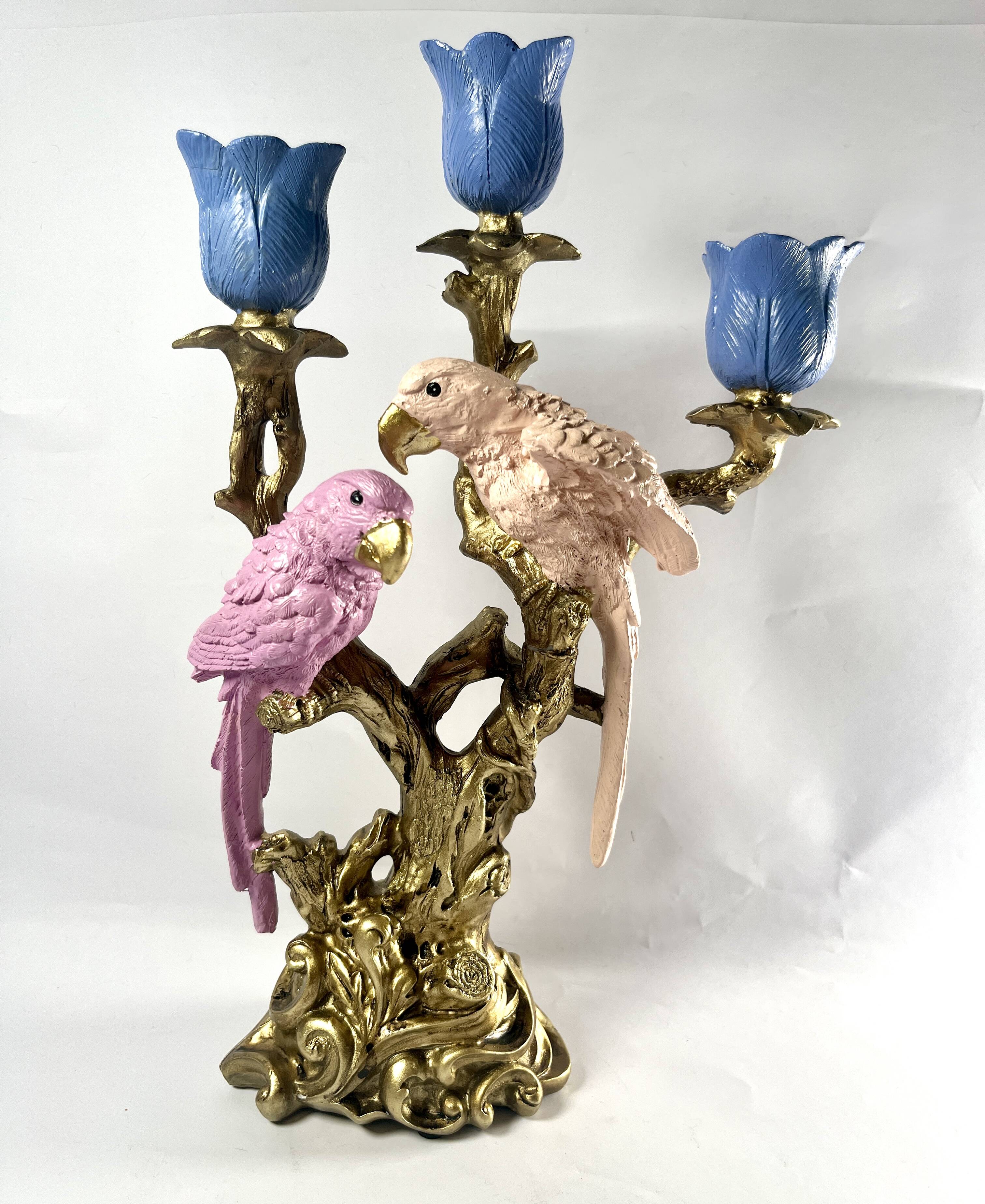 Werner Voss parrot candlestick