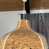 Hanging lamp in cork 80
