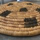 Basket straw bowl origin African hand weave 34 cm