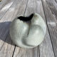 Superb sculptural vase in vintage glazed stoneware (1970s/1980s), re