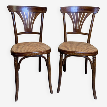 Paire de chaises Art Nouveau