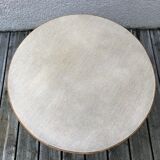 Table basse tripode en fer 1950s