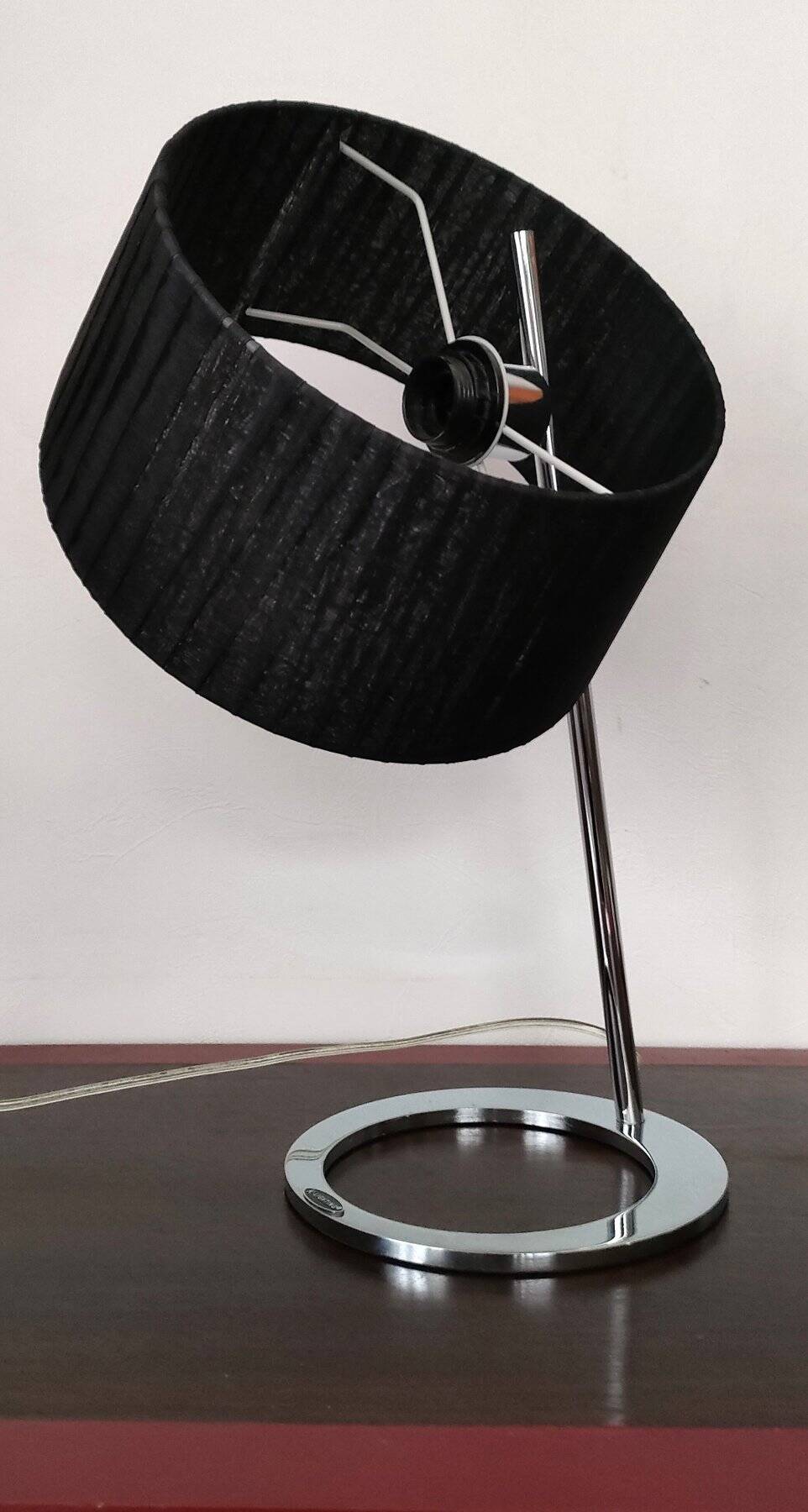 K-Lighting by Candibambu designer living room lamp - stainless steel and textile - post 2000