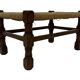 Vintage Stool cane small Stool Mid Century Ottoman 60's design