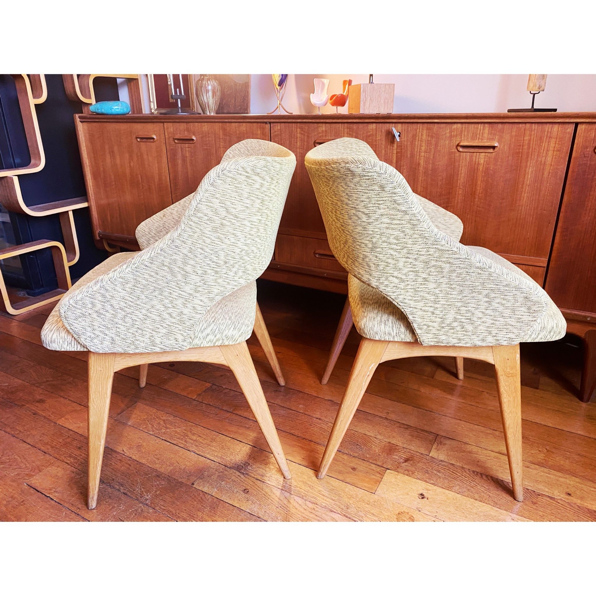 Pair of Erton bridge armchairs France from the 50s