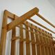 Wooden wall coat rack by Krasna Jizba