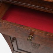 Art Nouveau night stand in oak, France ca. 1910