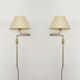Set of 2 1970s Brass Lesan Wall Lamps by Florian Schulz