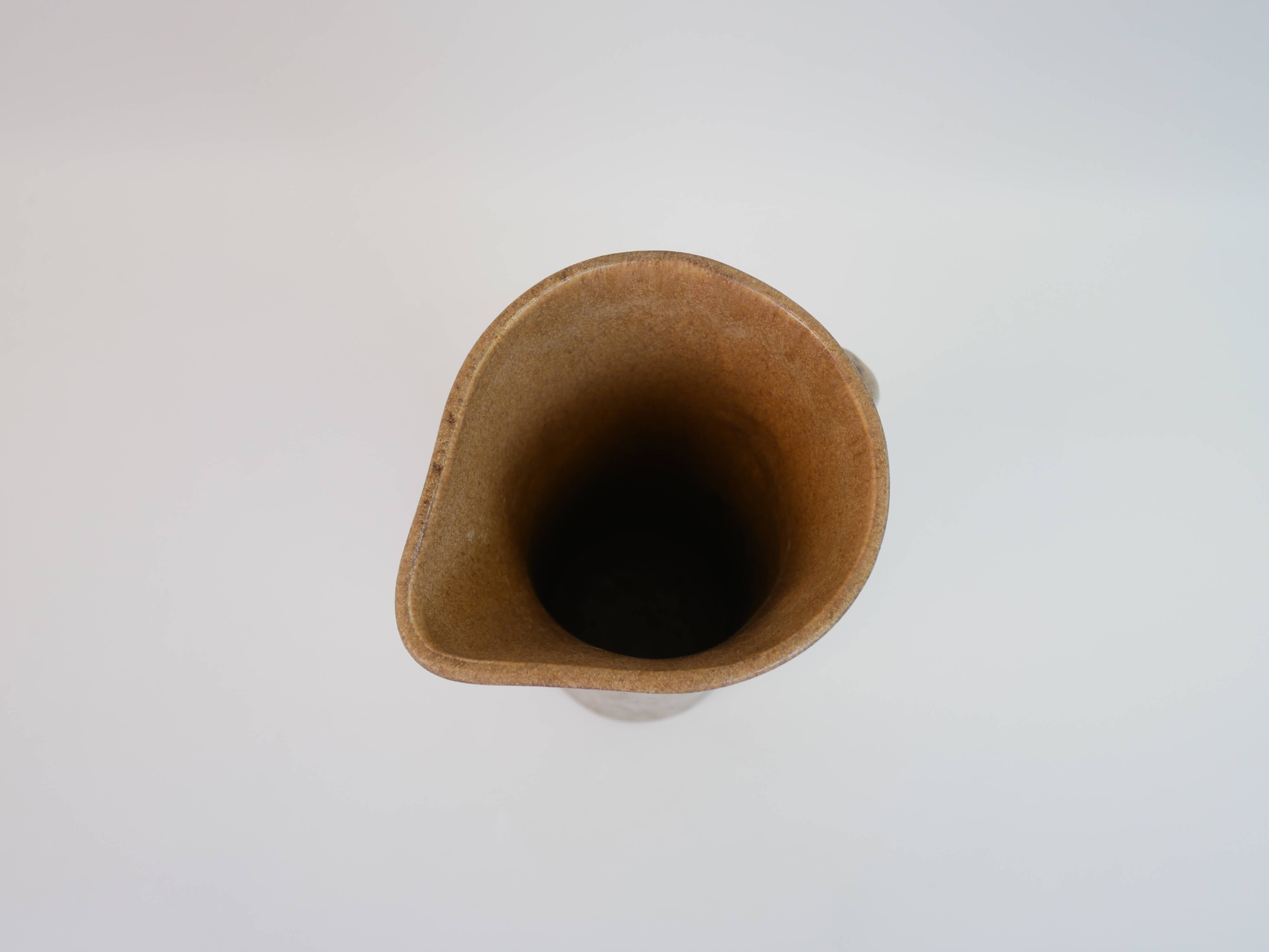 Large ceramic orangeade pitcher by Claude Paci