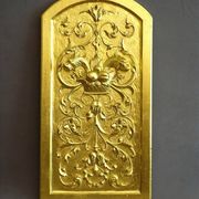 Panneau sculpté doré Renaissance XIXème