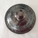 Covered pot on shower foot in black glazed chamotte terracotta Jean Marais