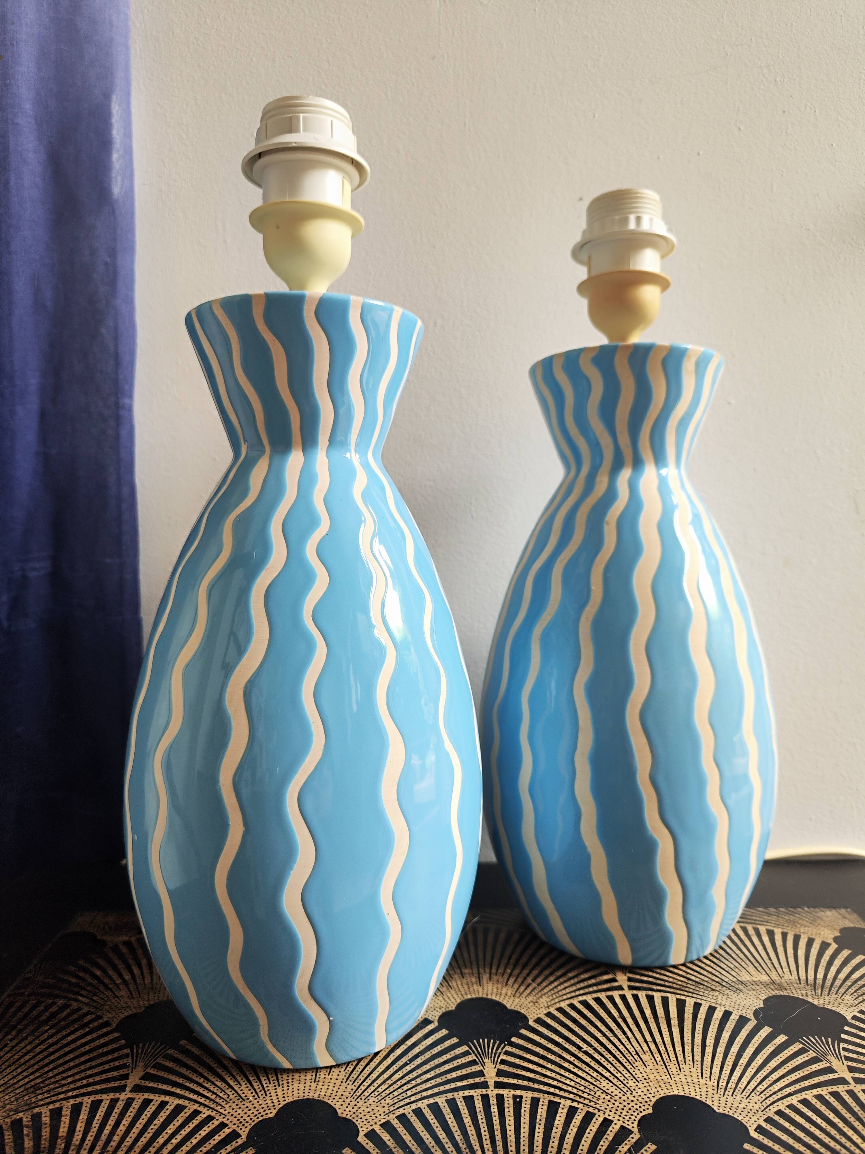 Pair of 1980 lamps