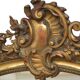 Miroir mural victorien en bois doré