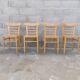 Set de quatre chaises bistrot Baumann