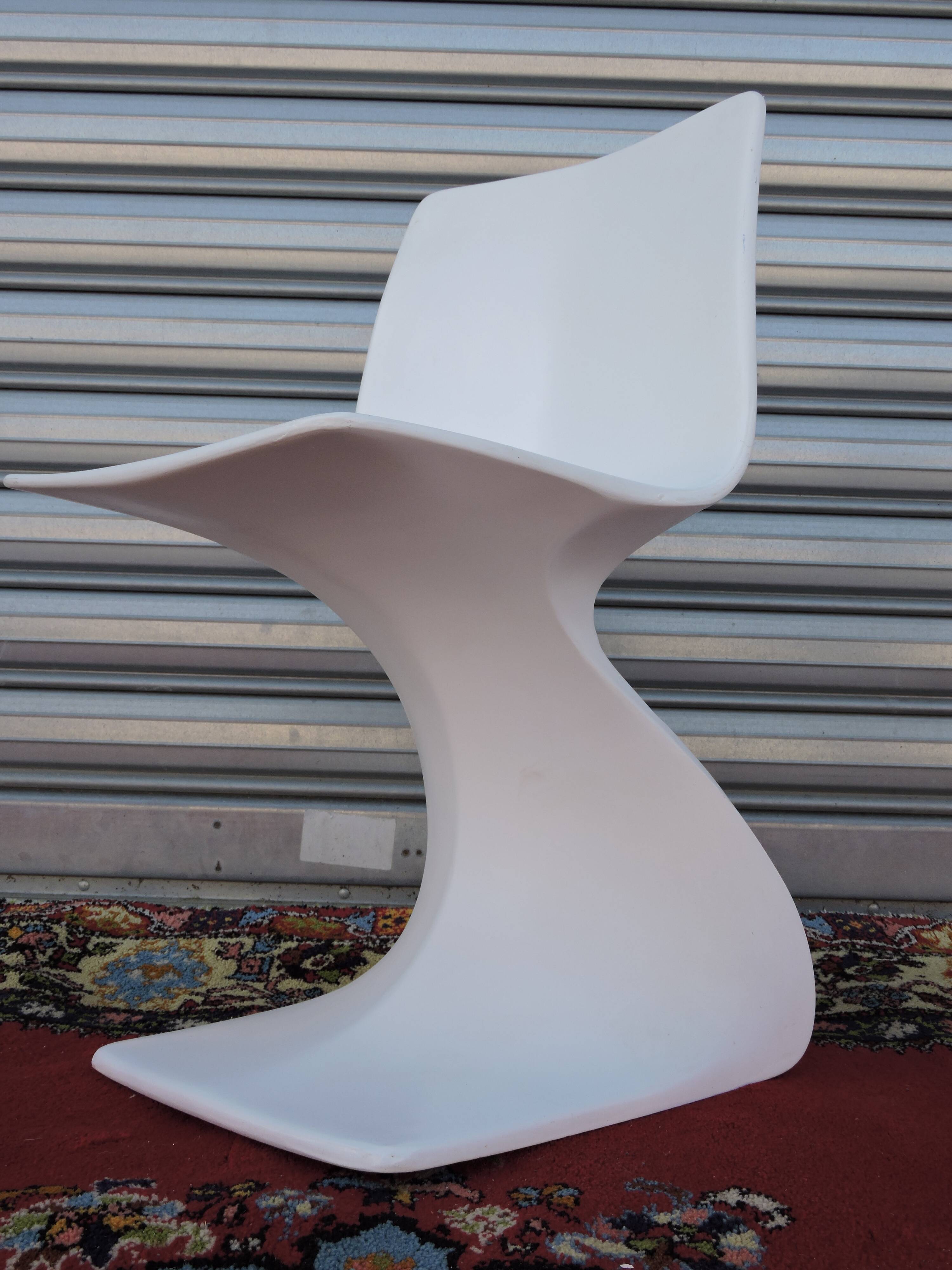 Set of four chairs " Naila " by Christian Adam. Edition Newform