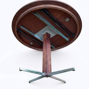 Table à manger Jorge Zalszupin ronde extensible palissandre jacaranda 1960