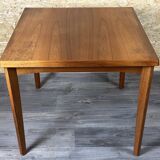 60s 70s teak dining table by Burchardt-Nielsen Made in Denmark