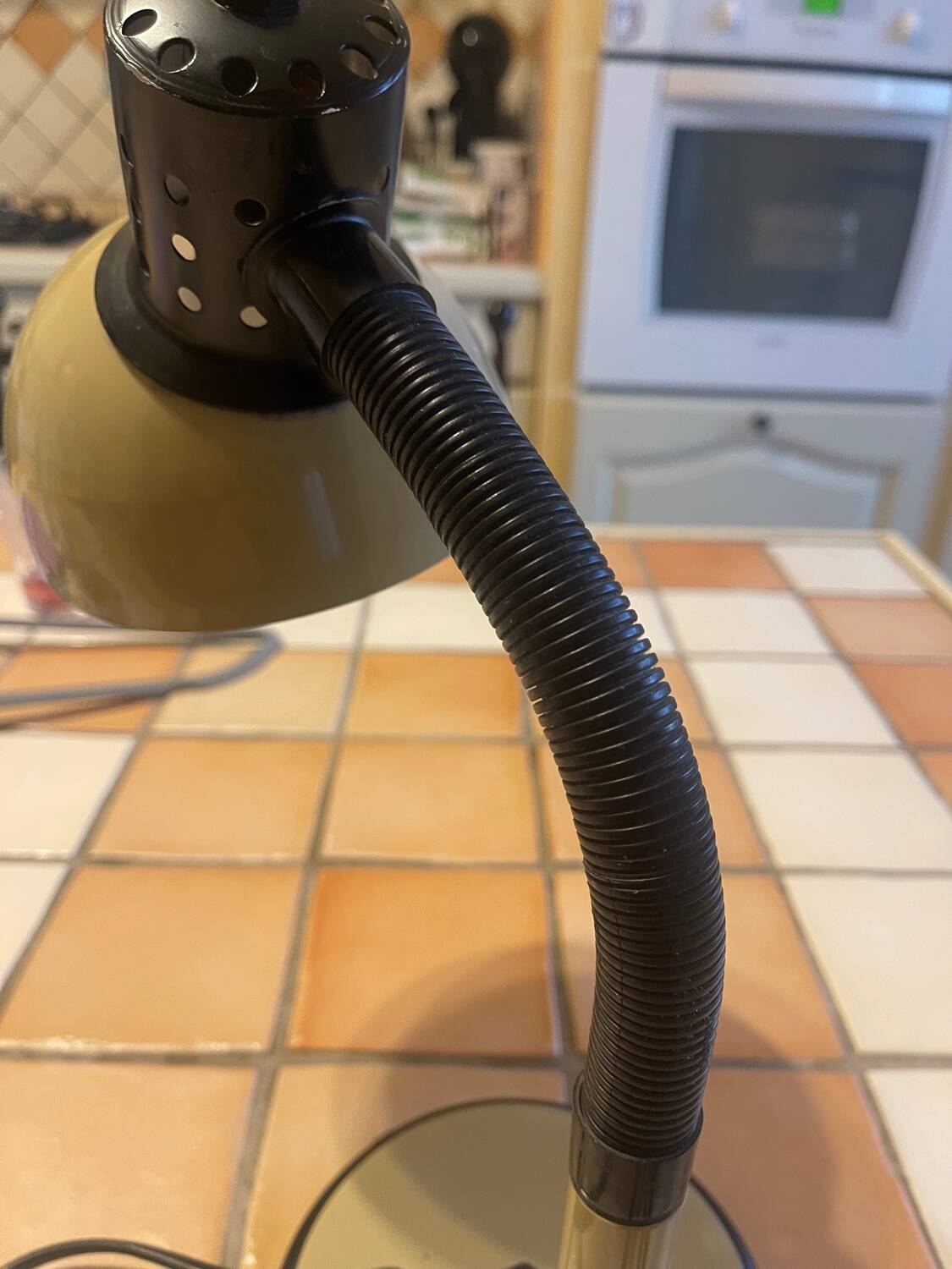 NF industrial metal gooseneck desk lamp
