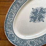 Oval ironstone dish, Henri II, Creil and Montereau, late 19th century