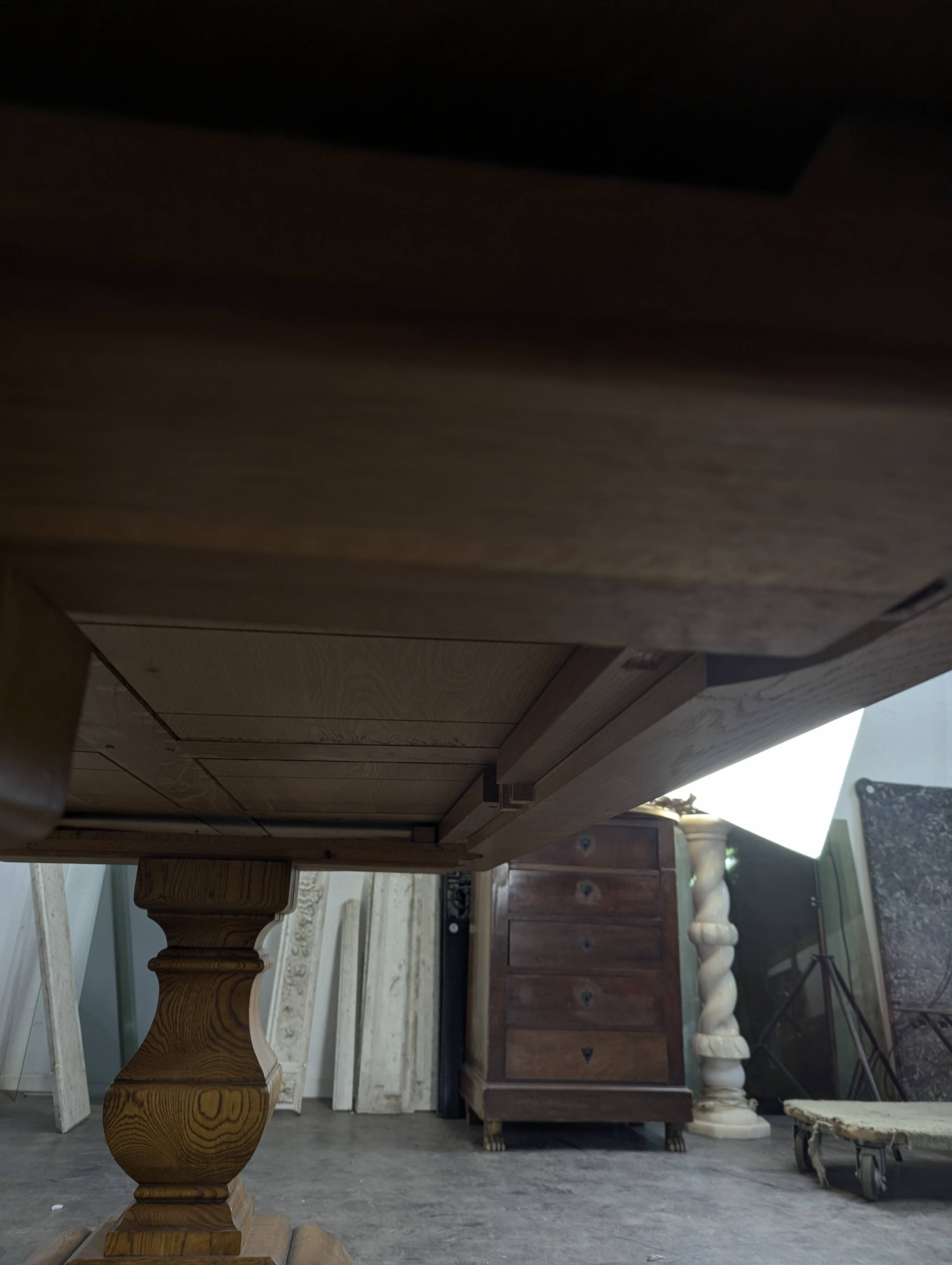 Monastery table in solid oak