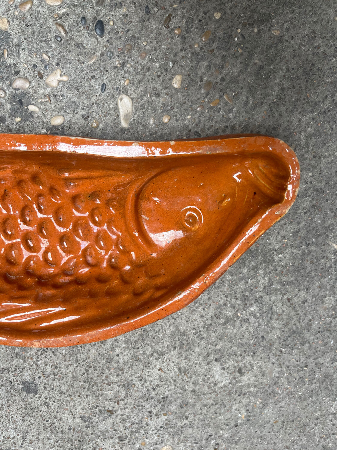 Pastry mold / empty old terracotta pocket