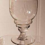 PRODUCT POP UP CHRISTMAS 2020 Six glasses with antique engraved feet