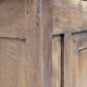 Buffet bas en bois massif sur roulettes – style industriel & campagne
