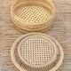 Braided rattan candy box