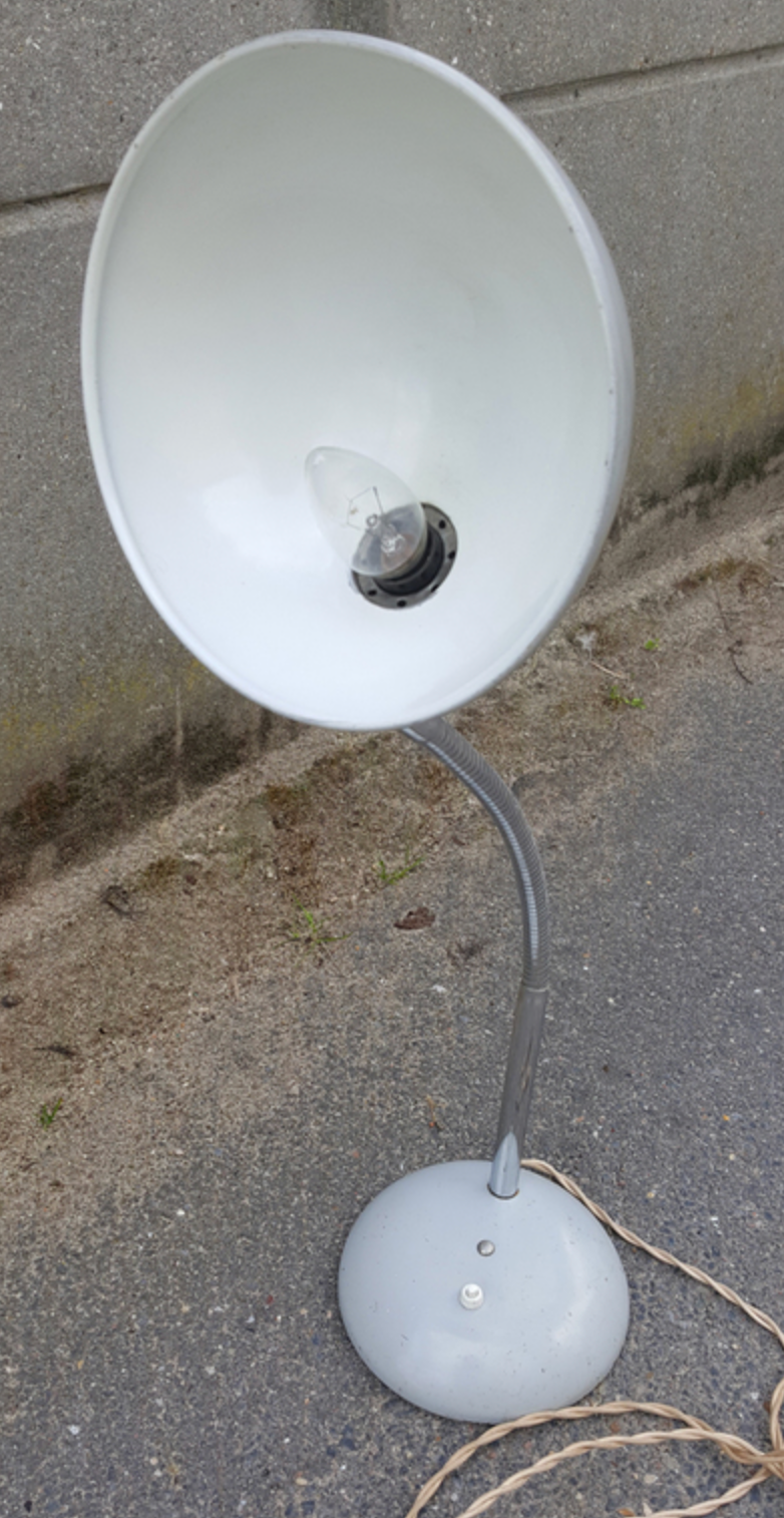 Lamp, Manufrance, Saint Etienne, administration, vintage, 50s